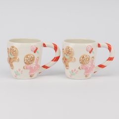 Кружка "Имбирная парочка в розовом", 400 мл (6037-010)