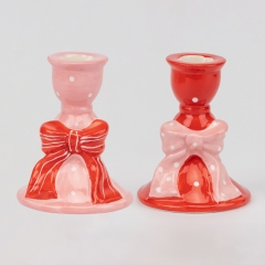 Підсвічник "Новорічний бантик", 10,7 см (6037-022)