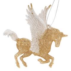 Елочная игрушка "Сказочный пегас", 13,5 см (6040-038)
