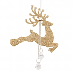 Елочная игрушка "Олень в полете", 11,5 см (6040-039)