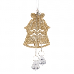 Елочная игрушка "Золотой звоночек", 7,3 см (6040-040)