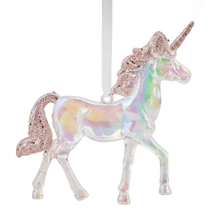 Елочная игрушка "Перламутровый пегас", 11 см (6040-043)