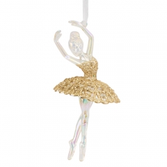 Елочная игрушка "Волшебная балерина", 14 см (6040-046)