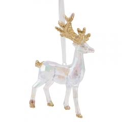 Елочная игрушка "Хрустальный олень", 14,1 см (6040-047)