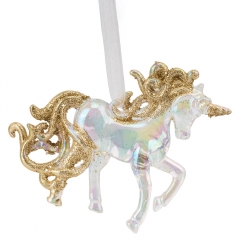 Елочная игрушка "Хрустальный пегас", 9 см (6040-048)