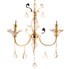 Люстра классическая с медовыми плафонами (3 лампы) (OU003/3/gold) (OU003/3/gold)