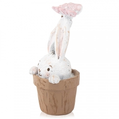 Фігурка "Кролик у вазоні", 13 см (6013-045)