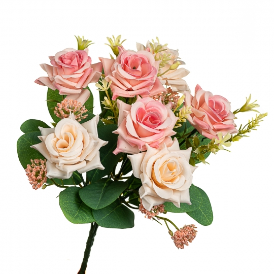 Букет з троянд "Суперзірка", ніжно-рожевий, 37 см (8409-019)