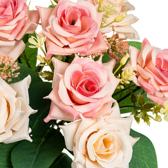 Букет з троянд "Суперзірка", ніжно-рожевий, 37 см (8409-019)