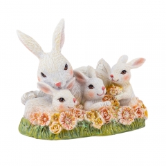 Статуэтка "Семья кроликов", 10 см (2007-265)