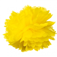 Паперовий пом-пон, жовтий 35 см. (8705-014)