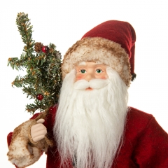 Фігура "Санта з санками", 46 см. (6011-008)