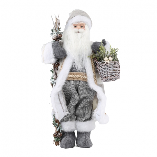 Фігура "Санта з посохом", 46 см. (6011-009)