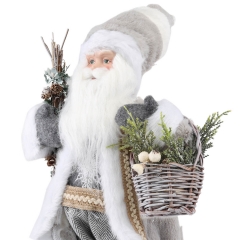 Фігура "Санта з посохом", 46 см. (6011-009)