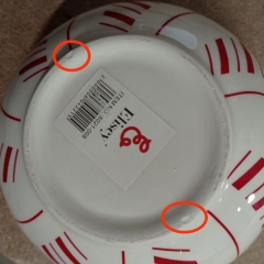 УЦІНКА Піала "Різдвяне печиво", 17,5*12 см (Сколи,дефект лиття) (00BR-6021-008/1)