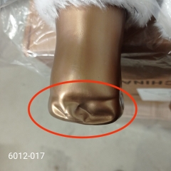 УЦІНКА Фігура "Санта з дарунками", 60 см. (Вмятина на пятці) (00BR-6012-017)