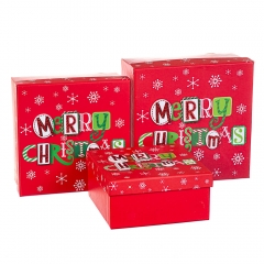 Набор из 3 коробок "Merry Christmas"20*20*9,5 (00BR-8211-005)