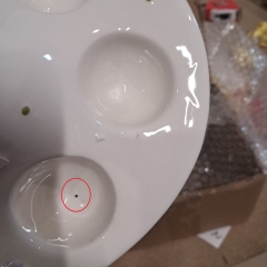 Подставка для 6 яиц "Белый кролик в саду", белая, 14 см (00BR-5101-007)