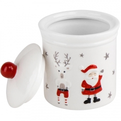 Сахарница "Санта с оленем", 14 см (4000-049)
