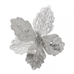 Декоративна квітка "Срібляста" (6019-039)