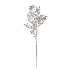Декоративная ветка "Ледяная мелодия", серебряная, 92 см (9156-010)