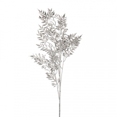 Декоративная ветка "Ледяная мелодия", серебряная, 92 см (9156-010)
