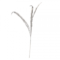 Декоративная ветвь "Снежная вуаль", серебряная, 102 см (9156-012)