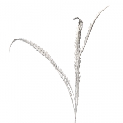 Декоративная ветвь "Снежная вуаль", серебряная, 102 см (9156-012)
