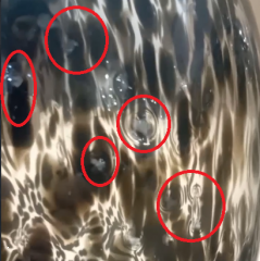 Ваза "Черная мозаика", 25 см ТОЛЬКО САМОВЫВОЗ (00BR-9287-017)