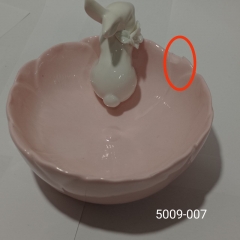 Пиала "Белый кролик", розовая, 10 см (00BR-5009-007)