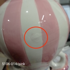 УЦІНКА Ваза "Парочка папуг", рожева, 24 см (Дефект лиття) (00BR-5106-014/pink)