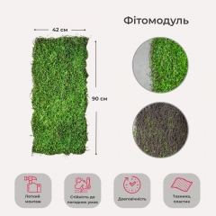 Декоративная панель из искусственной зелени "Травка", 4290 см (9226-001)