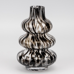 Ваза "Три чорні хвилі", 22 см ТІЛЬКИ САМОВИВІЗ (9287-009)
