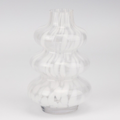 Ваза "Три білі хвилі", 22 см ТІЛЬКИ САМОВИВІЗ (9287-010)