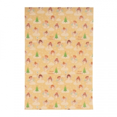 Упаковочная бумага "Ангелочки и Рождество", 50*70 см (9267-017)