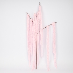 Искусственная свисающая ветка "Амарант", розовая, 120 см (9297-002)