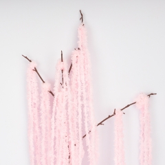 Искусственная свисающая ветка "Амарант", розовая, 120 см (9297-002)