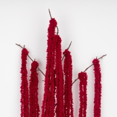 Искусственная свисающая ветка "Амарант", бордовая, 120 см (9297-005)