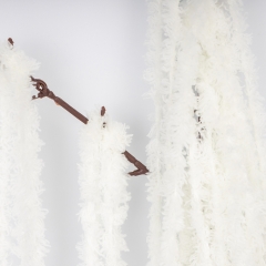 Искусственная свисающая ветка "Амарант", белая, 120 см (9297-006)