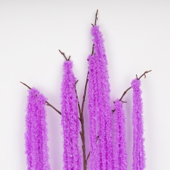 Искусственная свисающая ветка "Амарант", сиреневая, 120 см (9297-008)