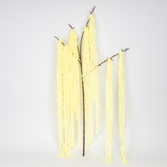 Искусственная свисающая ветка "Амарант", кремовая, 120 см (9297-009)