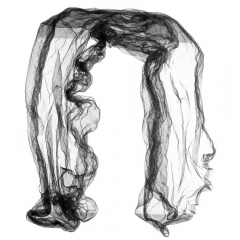 Декор на Хеллоуин "Черная штора" (18911-024)