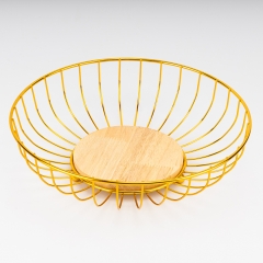 Фруктовница "Фруктовый эдем", золотая, 28 * 7 см СПАСЕННАЯ ПОЗИЦИЯ (9282-005)