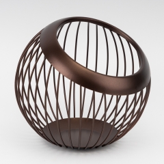 Фруктовница "Орбита", коричневая, 20 * 18 см СПАСЕННАЯ ПОЗИЦИЯ (9282-019)