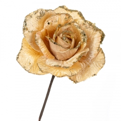 Квітка "Зимова троянда" жовта (6009-043)