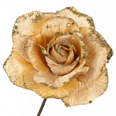 Квітка "Зимова троянда" жовта (6009-043)