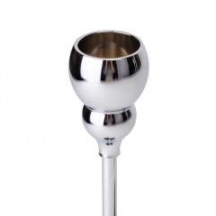 Набор из 3 подсвечников "Симфония", серебряный, 32*27*22 см (9137-004)