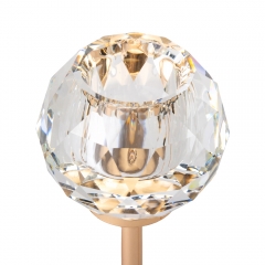 Набор из 3 подсвечников "Бриллиант", золотой, 32*27*22 см (9137-012)