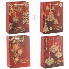 Подарочный пакет "Золотая сказка", 17*24 см * Рандомный выбор дизайна (9266-003)