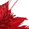 Декоративна квітка "Мить Різдва" червона (2010-095)